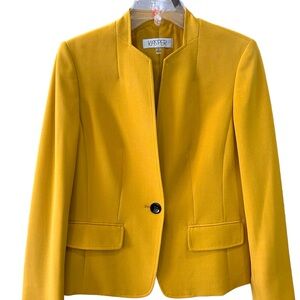 Kasper Size 4 Dijon Single Button Suit Jacket